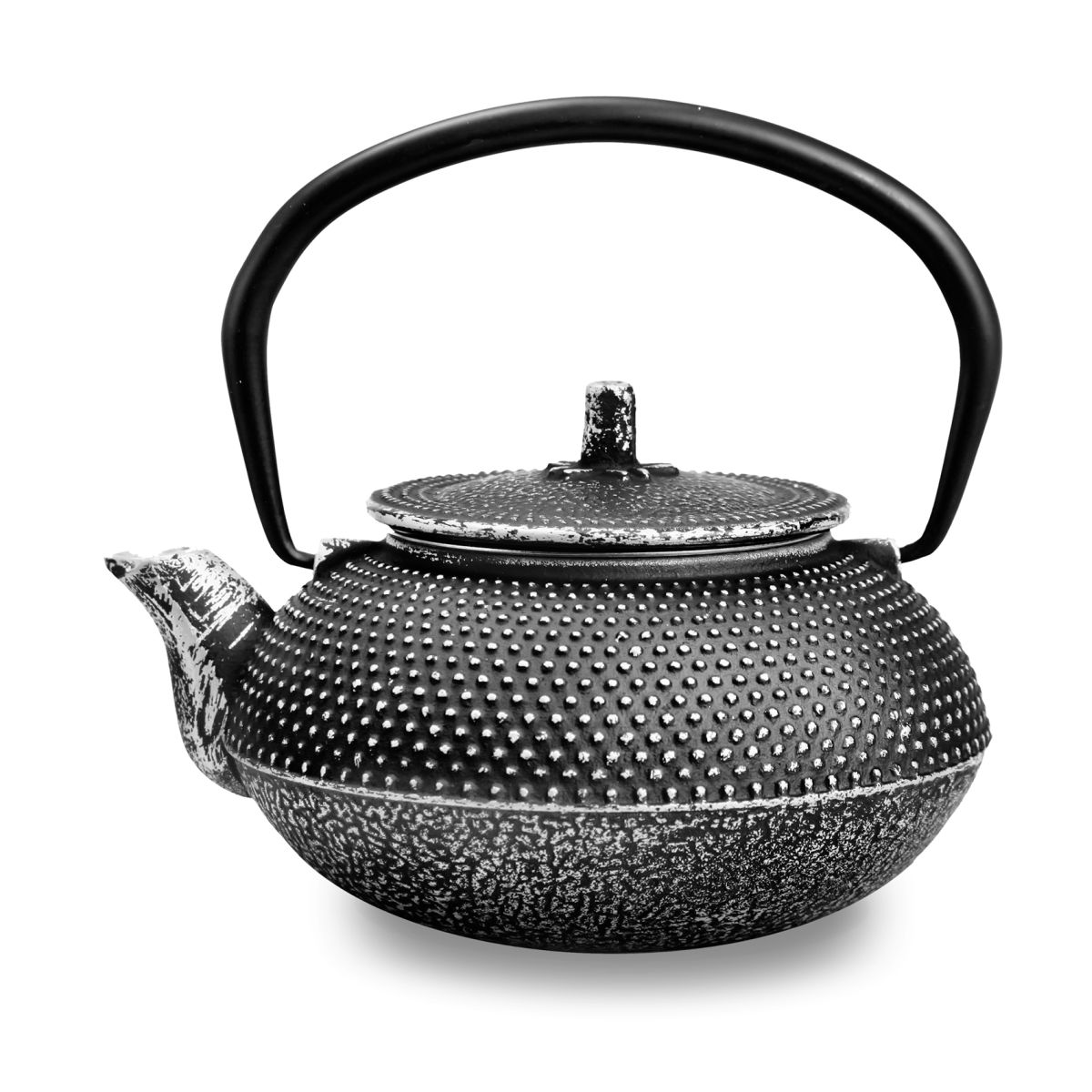Чугунный чайник серебряный 0.55л. 135501/S