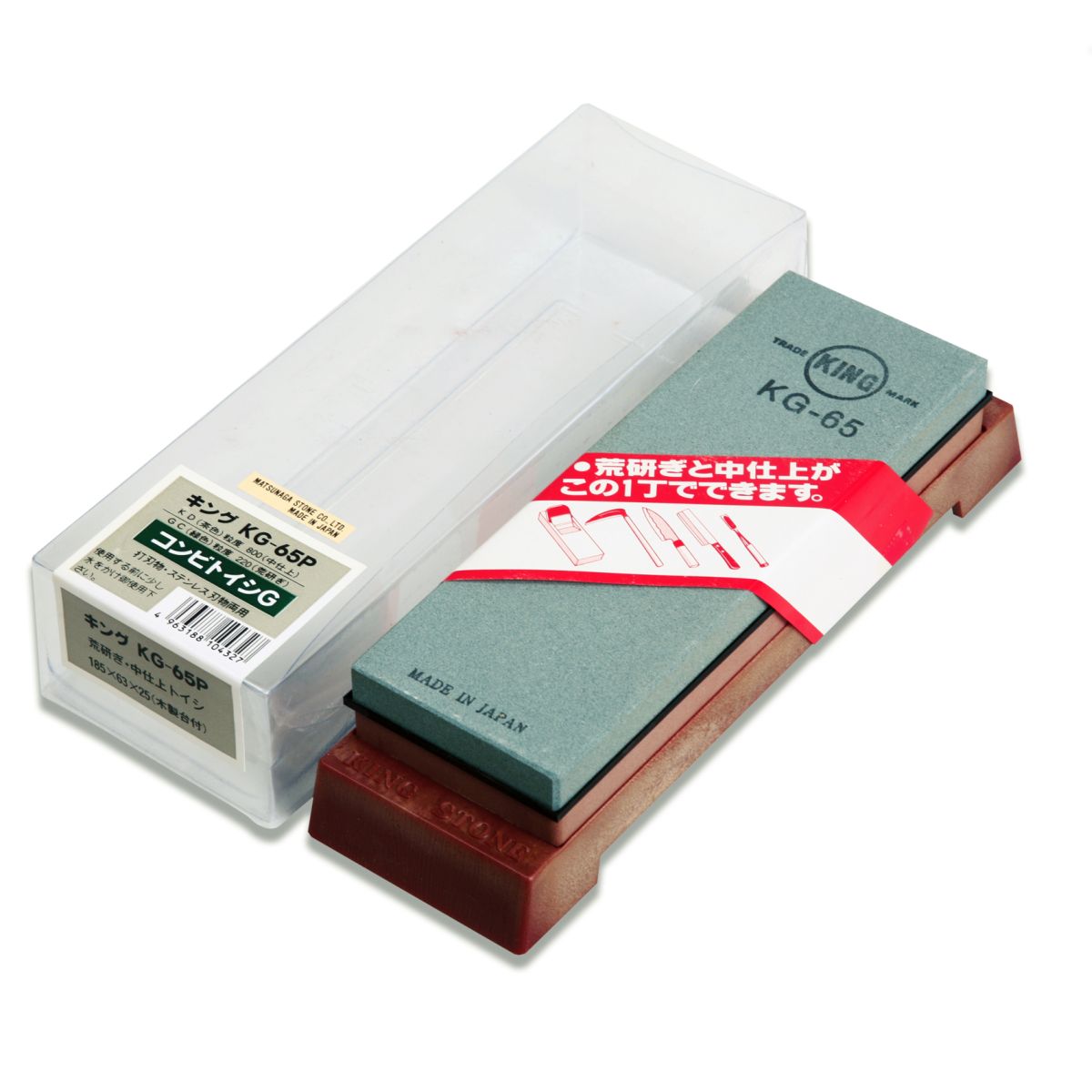 Камень точильный комб KING 35/KG-65P(#220/800)