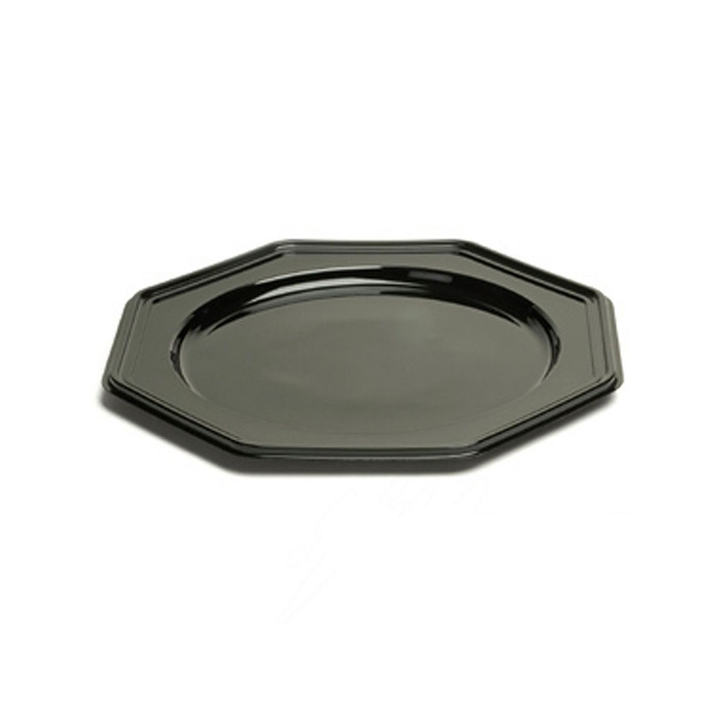 Блюдо Sabert d=30 см 8-ми угольное черное 12243