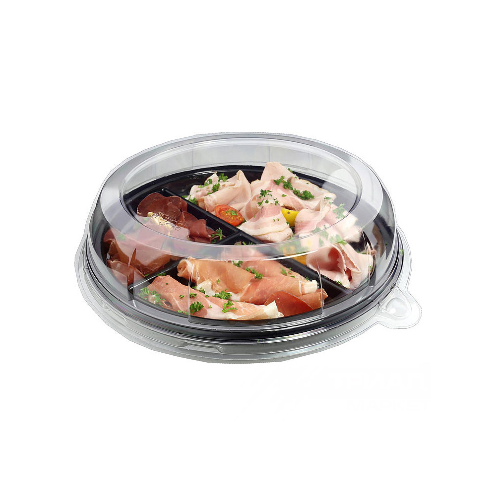 Крышка Sabert d=26/h=5,4 см прозрачная 25853