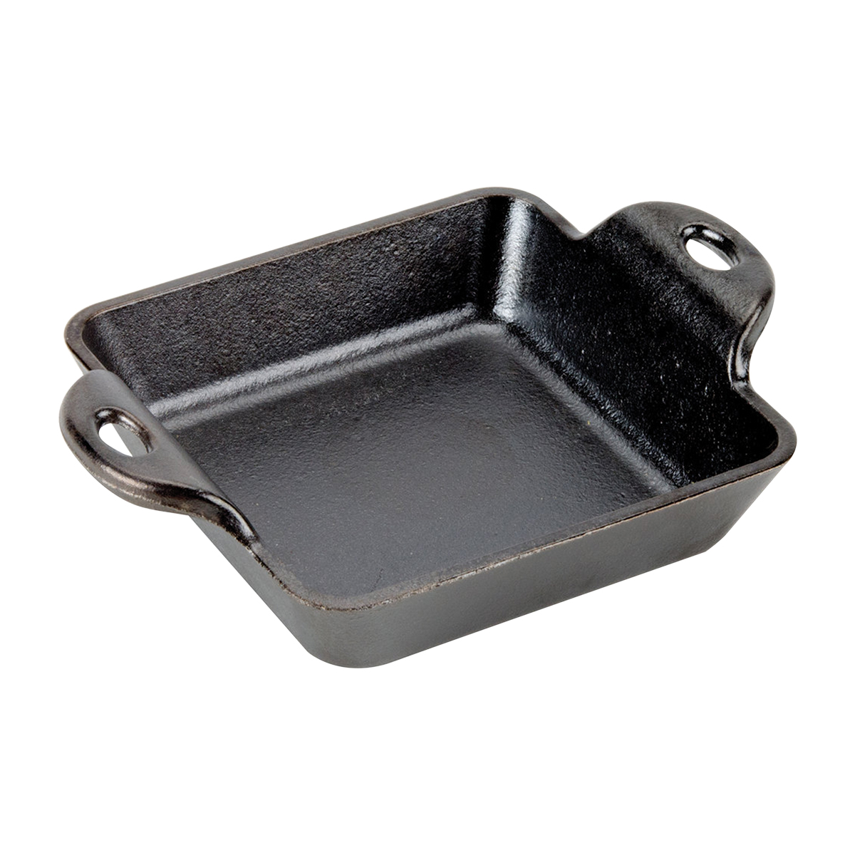 Сковорода порц.квадр.; чугун; H=3,L=16.5,B=12см; черный LMSS/HMSS