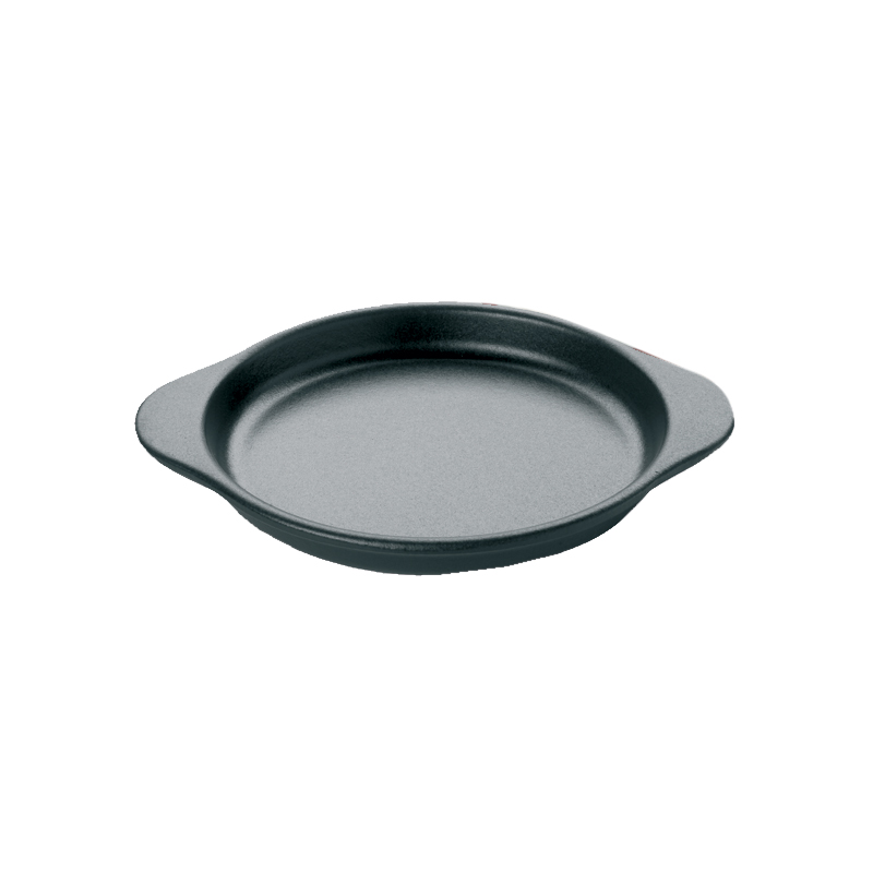 Блюдо д/запекания; чугун; 300мл; D=160,H=20,L=207мм; черный 071091