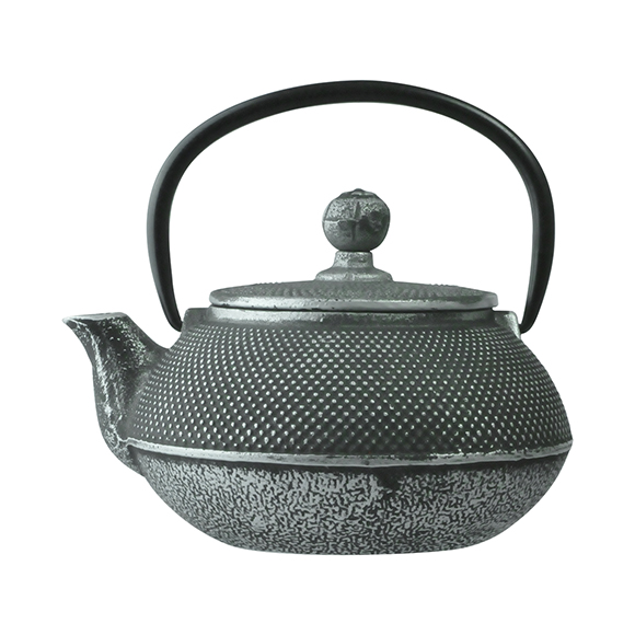 Чайник с ситечком; чугун; 450мл; D=8.5,H=9.5,L=14.4см; черный WLT9923-0.45