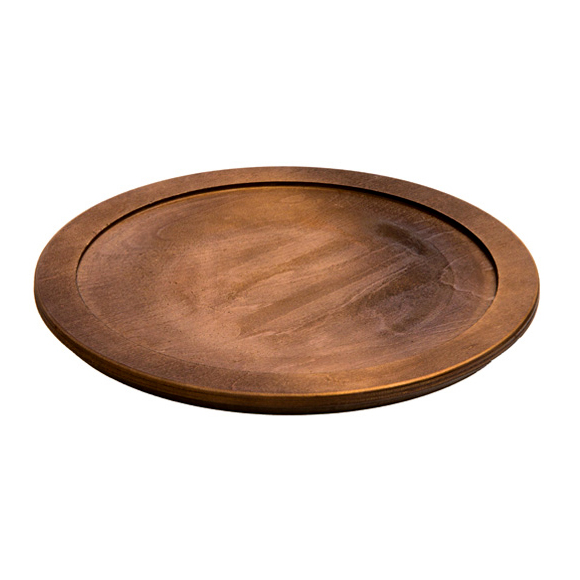 Подставка д/сковор. L8NG3; дерево; D=29,H=2см; коричнев. U8RP