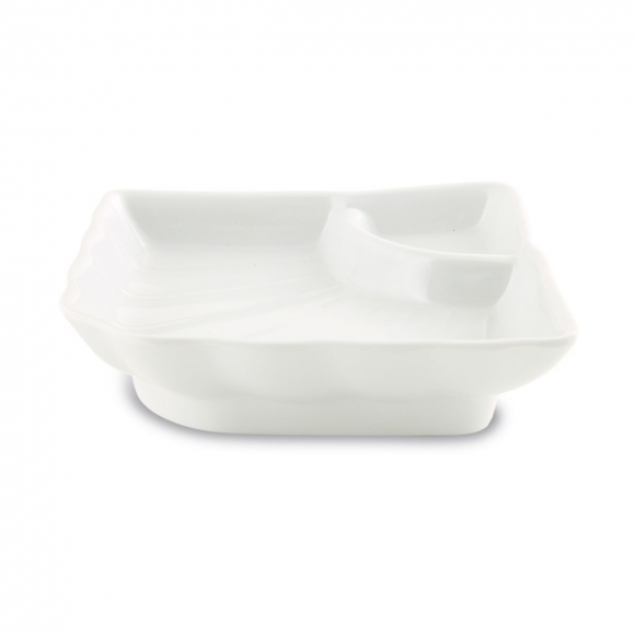 Блюдо веер JF09/White