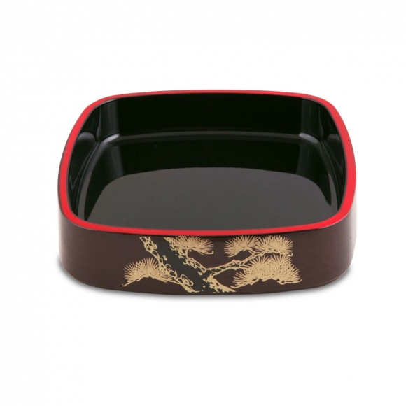 Блюдо барабан (Оке) 23*23*5.4 см 11SJ009