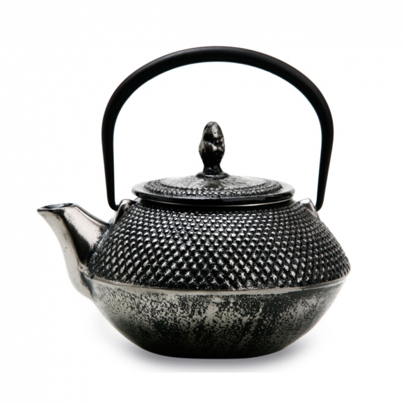 Чугунный чайник серебряный A2329-0,45L/Silver