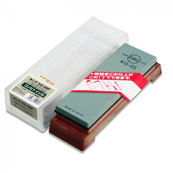 Камень точильный комб KING 35/KG-65P(#220/800)