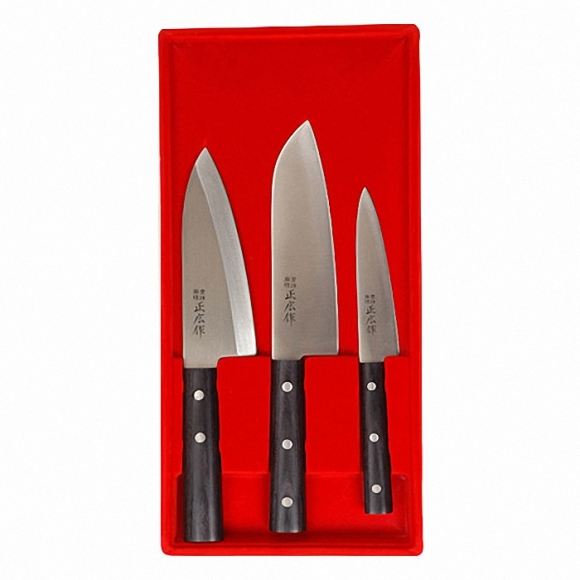 Набор из 3 кух. ножей в под. уп. Masahiro 11536