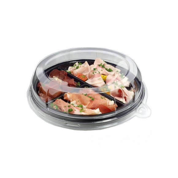 Крышка Sabert d=26/h=5,4 см прозрачная 25853