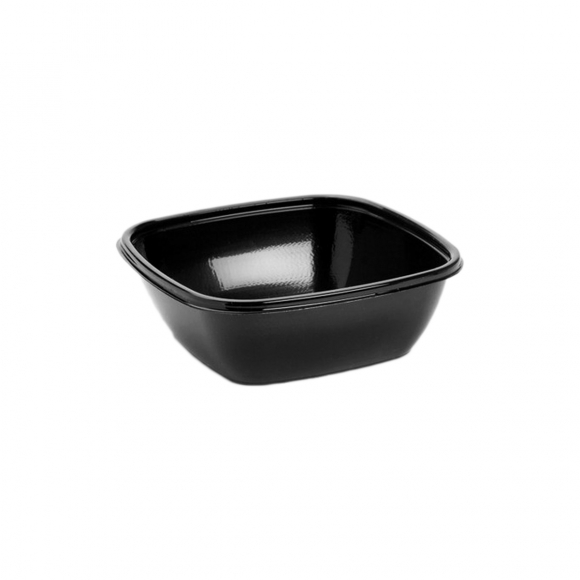 Контейнер PP Sabert 165х165х58 мм 750мл, черный 11400