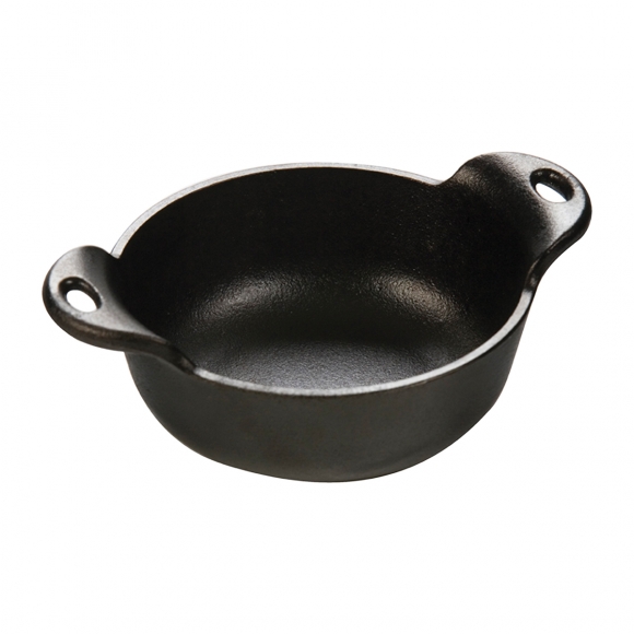 Сковорода порц.; чугун; D=130,H=45,L=170мм; черный HMSB