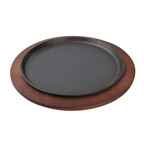 Сковорода д/фахитос; чугун; D=23,H=2см; черный L7OGH3