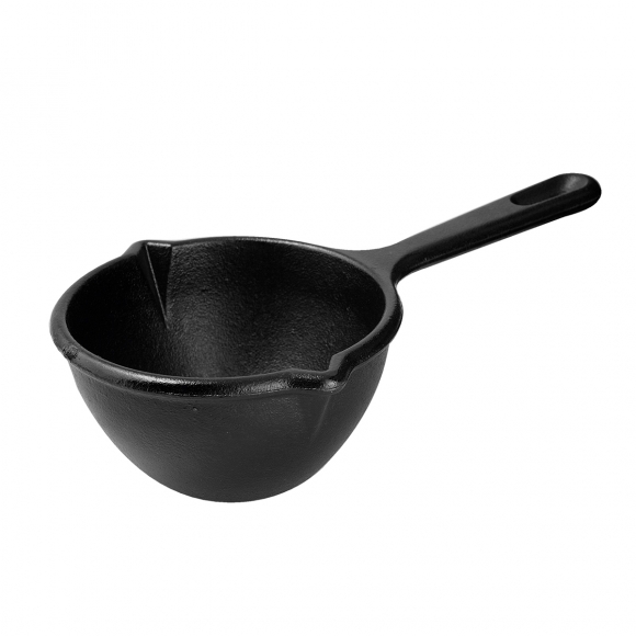 Сотейник; чугун; 320мл; D=120,H=70,L=230,B=135мм; черный LMP3