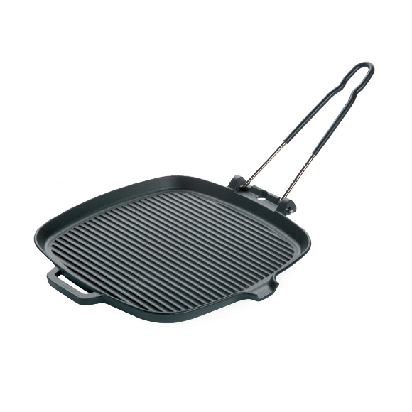 Сковорода-гриль; чугун; H=3,L=25.5,B=25.5см; черный 071118