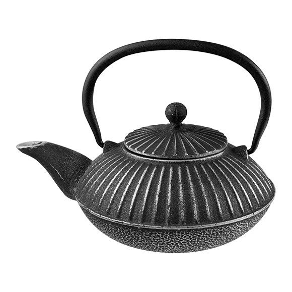 Чайник; чугун; 720мл; черный WLZ-072L-9955