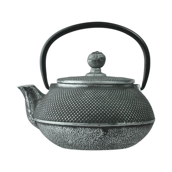 Чайник с ситечком; чугун; 450мл; D=8.5,H=9.5,L=14.4см; черный WLT9923-0.45