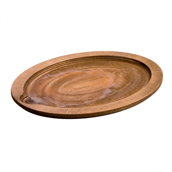 Подставка овал. д/сковор. LOS3; дерево; H=15,L=30,B=23см; коричнев. UOPB