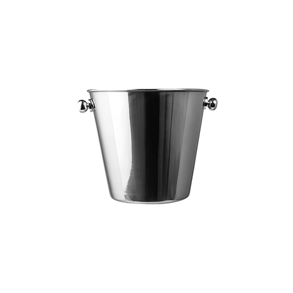 Ведро д/шампанского «Проотель»; сталь нерж.; 4л; D=12.1/14,H=18.5,B=24.5см; металлич. WB16