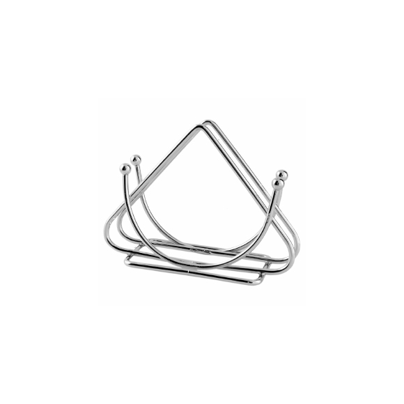 Салфетница; сталь; H=82,L=130,B=53мм; серебрян. BF-N105