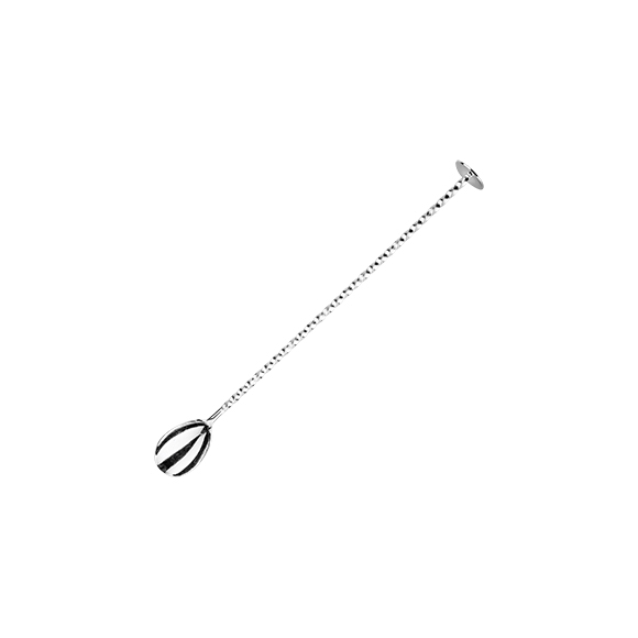 Ложка барменская с мадлером «Проотель»; сталь нерж.,посеребрен.; L=25см BRS251E