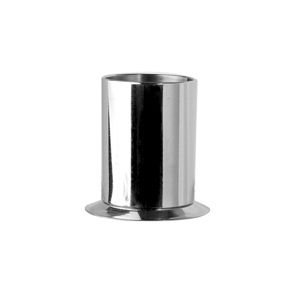 Стаканчик д/зубочисток «Проотель»; сталь нерж.; D=3,H=4.6см; металлич. TP1